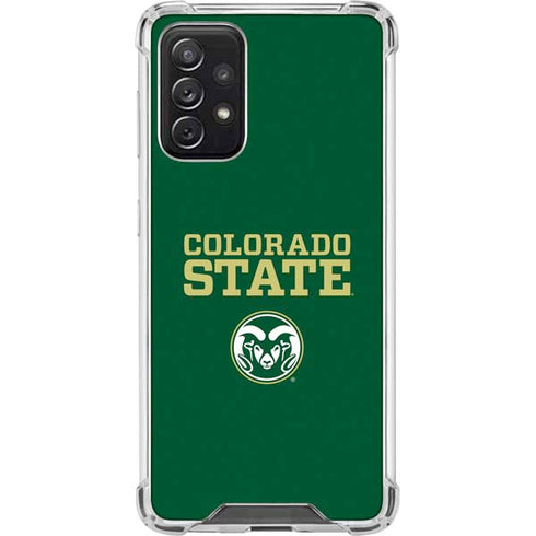 Colorado State University CSU Galaxy A72 5G Clear Case